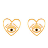 18k Gold Plated Vintage Angel Eyes Earrings err4455