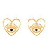 18k Gold Plated Vintage Angel Eyes Earrings err4455