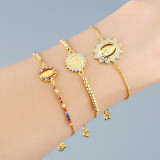 Fashion 18k Gold Plated Virgin Religious Bracelet Bracelets brc4455