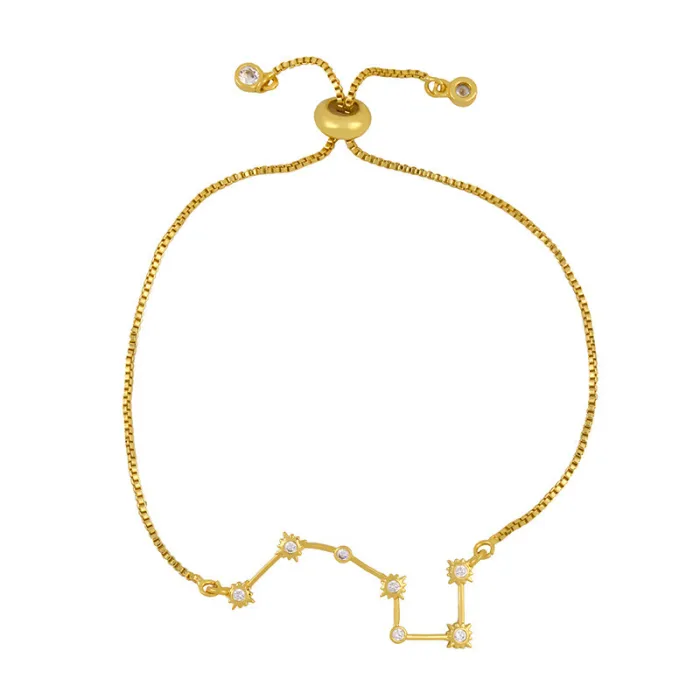 Fashion Gold Plated Elegant Zircon Bracelets brc2637