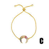 Fashion 18K Gold Plated Heart-Shaped Bracelets brb5869