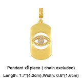 Fashion Women Cuban Zircon Colorful Moon Heart Pendant Necklaces nkr3849