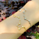 Fashion Gold Plated Elegant Zircon Bracelets brc2637