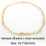 Fashion Women Cuban Zircon Colorful Moon Heart Pendant Necklaces nkr3849