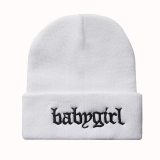 New Winter Men Women Baby Girl Letter Warm Hat Hats