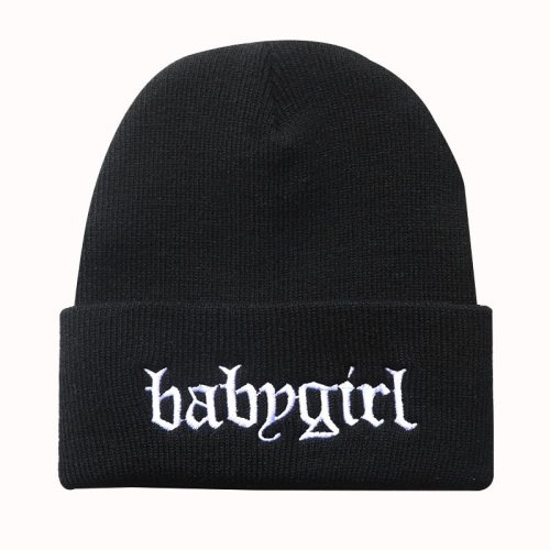 New Winter Men Women Baby Girl Letter Warm Hat Hats
