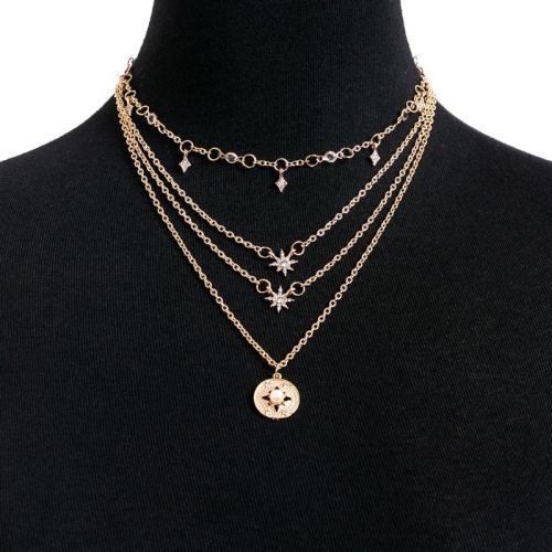 Gold Star Necklace Necklaces 665364