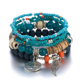 Vintage Multilayer Beads Women Summer Bracelet Bracelets B-000819