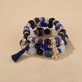 New Style Hand Fashion Tassels Iron Tower Pendant Bracelets B025263