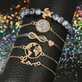 Women Love Butterfly 5 Piece Sets Bracelet Bracelets 653647