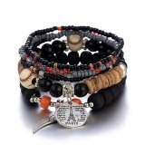 Vintage Multilayer Beads Women Summer Bracelet Bracelets B-000819