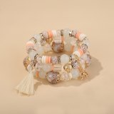 New Style Hand Fashion Tassels Iron Tower Pendant Bracelets B025263