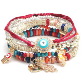 Handmade Beaded Fashion Women Eyes Design Temperament Bracelets B-004556