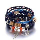 Vintage Multilayer Beads Women Summer Bracelet Bracelets B-000819