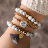 Hot Style 4 Piece/Sets Tassel Hollow Out Bracelets For Women 690516