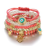 Handmade Beaded Fashion Women Eyes Design Temperament Bracelets B-004556