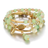 Bohemian Ethnic Style Alloy Crystal Lock Sun Flower Moon Star Bracelets B-004657