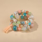 New Style Hand Fashion Tassels Iron Tower Pendant Bracelets B025263