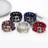 Bohemian Multilayer Women Unique Heart Elephant Pendant Bracelets B-000516