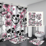 Fashion Waterproof Floral Sugar Skulls Bathroom Hanging Curtain Toliet Covers yxyl20190013748