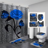 Digital Printing Polyester Waterproof Bathroom Hanging Curtain Toliet Covers yxyl20190013849
