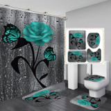 Digital Printing Polyester Waterproof Bathroom Hanging Curtain Toliet Covers yxyl20190013849