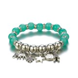 Women Heart Hand Star Elephant Pendant Beads Bohemian Bracelets B-002839
