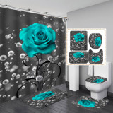 Digital Printing Polyester Waterproof Bathroom Hanging Curtain Toliet Covers yxyl20190013849