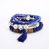 Summer Bohemian Pink Stone Ladies Bracelet Bracelets B-007485