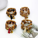 Women Trends Tassel Multilayer Beaded Butterfly Bracelets B-002334