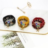 Fashion Women Ethnic Natural Stone Glass Bead Bracelets B-003647