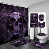 Fashion Waterproof Floral Sugar Skulls Bathroom Hanging Curtain Toliet Covers yxyl20190013748
