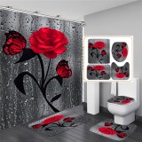 Digital Printing Polyester Waterproof Bathroom Hanging Curtain Toliet Covers yxyl20190013849