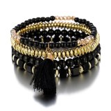 Women Summer Tassel Charm Beads Bracelets B-005768
