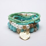 New Multi-Layer Rice Bead Hand-Woven Original Bracelet Bracelets B-0091102