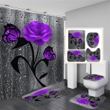 Digital Printing Polyester Waterproof Bathroom Hanging Curtain Toliet Covers yxyl20190013849