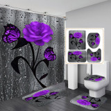 Digital Printing Polyester Waterproof Bathroom Hanging Curtain Toliet Covers yxyl20190013849