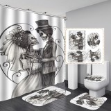 Fashion Digital Printing Bathroom Hanging Curtain Toliet Covers yxyl20190013849
