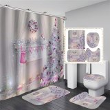 Christmas Home Room Wall Decoration Bathroom Hanging Curtain Toliet Covers yxyl20190010415