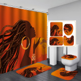 Waterproof Printed Polyester Bathroom Hanging Curtain Toliet Covers yxyl2019007384