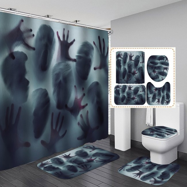 Waterproof Polyester Washable Home Decoration Bathroom Hanging Curtain Toliet Covers yxyl20190015263