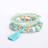 Women Ceramic Elastic Rope Charming Bracelets B-007788