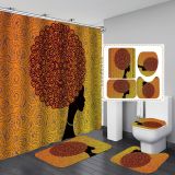 Waterproof Printed Polyester Bathroom Hanging Curtain Toliet Covers yxyl2019007384