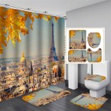 Fashion Printed Waterproof Bathroom Hanging Curtain Toliet Covers yxyl2019006374