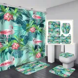 Latest Design Animal Style Tropical Style Bathroom Hanging Curtain Toliet Covers