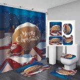 3D Christmas Bathroom Hangning Curtain Toliet Covers yxyl20190069710
