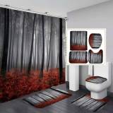 Coral Fleece Washable Bathroom Hanginh Curtain Toliet Covers yxyl201900415