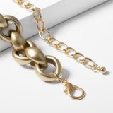Fashion Gold Link Chain Hip Hop Women's Punk Statement Necklaces C268394