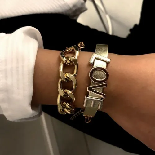 Women Fashion Hippie Charms Hand Cuff Bracelet Bracelets X00K1JS0016677