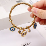 Fashion Steel Hand Pendant Bracelet Bracelets HH2020050415